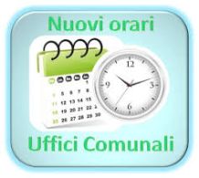 Avviso - modifica orario apertura uffici comunali dal 05/07/2024