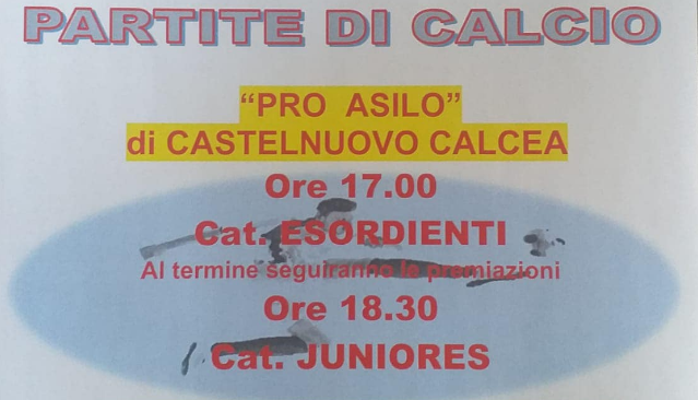 Castelnuovo Calcea | Torneo di calcio "pro Asilo"