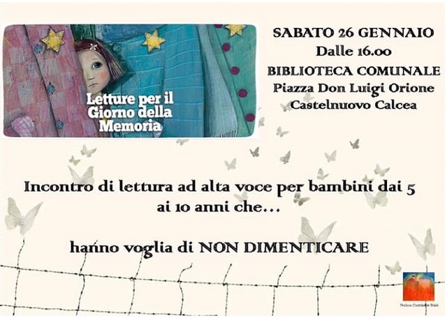 Giornata della Memoria 2019 | Castelnuovo Calcea: letture in biblioteca